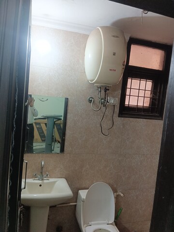 Bathroom in 4 BHK Builder Floor at Chattarpur – for Rent