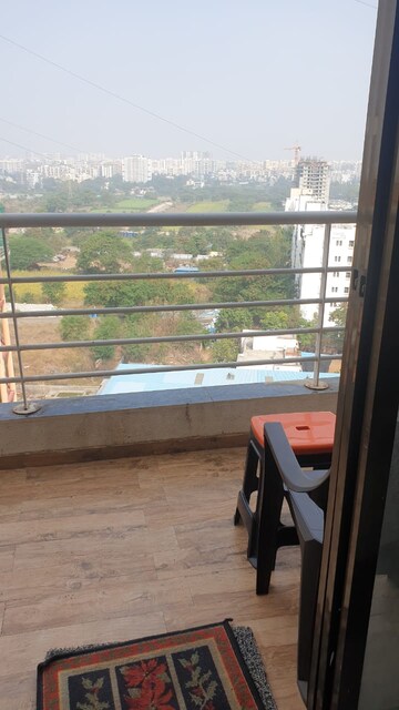 Balcony in 3 BHK Apartment at Madhuban Ekunj Residency, Balewadi – for Rent