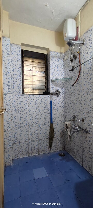Bathroom in 1 BHK Apartment at Jivan Vihar, Bhandup East – for Rent