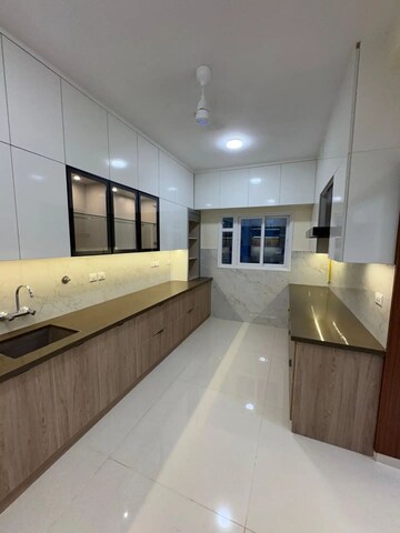 Kitchen in 4 BHK Apartment at L&T Raintree Boulevard, Hebbal – for Rent