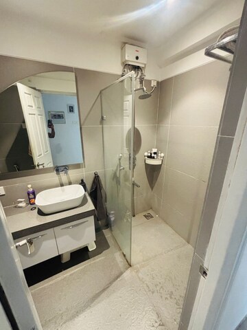 Bathroom in 2.5 BHK Apartment at BG NRI Seawoods, Seawoods Sector 56 – for Rent