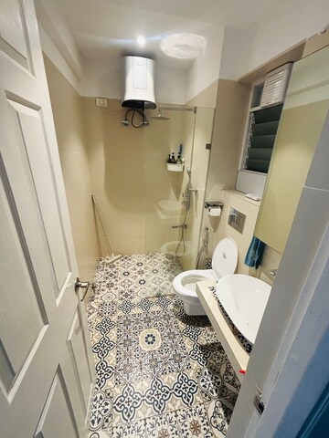 Bathroom in 2.5 BHK Apartment at BG NRI Seawoods, Seawoods Sector 56 – for Rent