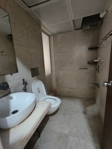 Bathroom in 2 BHK Apartment at Indiabulls One Indiabulls, Pokhran Road No Two – for Rent