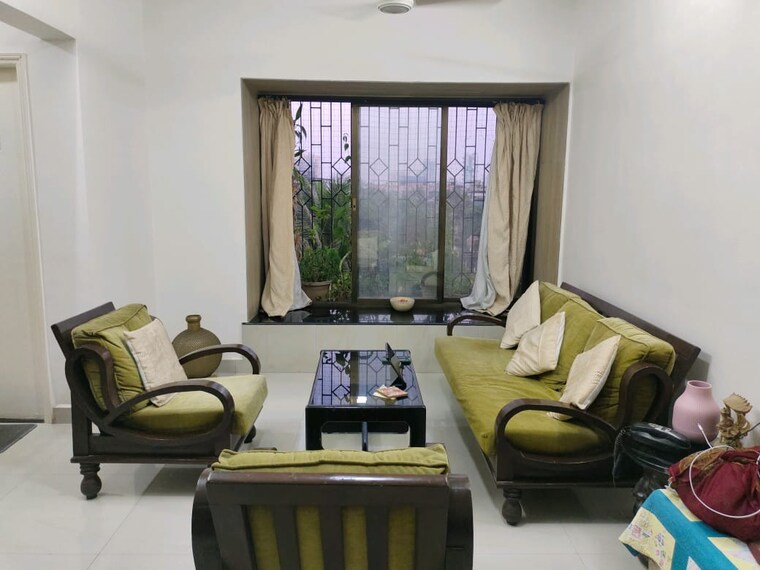 Living Room, nandkutir-chs 4 Bedroom 1450 Sq.Ft. Apartment In Kopar Khairane Navi Mumbai 9058695