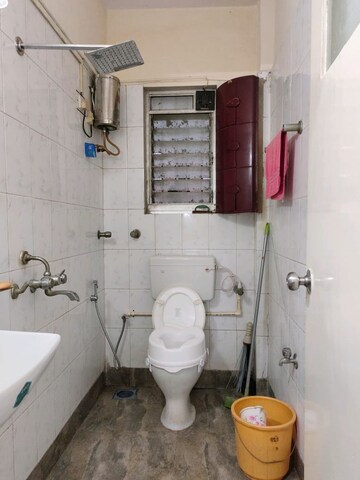 Bathroom in 4 BHK Apartment at Nandkutir CHS, Kopar Khairane – for Sale