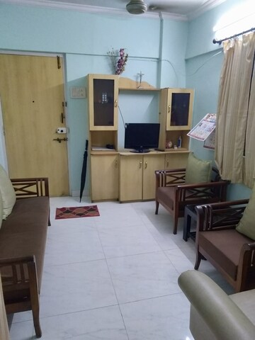 Living Room in 1 BHK Apartment at Shanti Sadan CHS Santacruz East, Santacruz East – for Rent