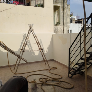 Balcony in 2 BHK Builder Floor at Saket – for Rent