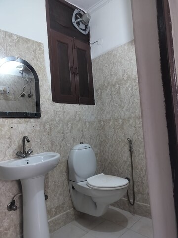 Bathroom in 3 BHK Independent House at RWA Apartments Sector 47, Sector 47 – for Rent