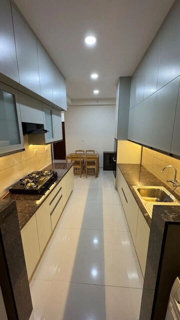 Kitchen in 3 BHK Apartment at L&T Raintree Boulevard, Hebbal – for Rent