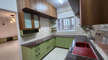 Kitchen in 3 BHK Apartment at L&T Raintree Boulevard, Hebbal – for Rent