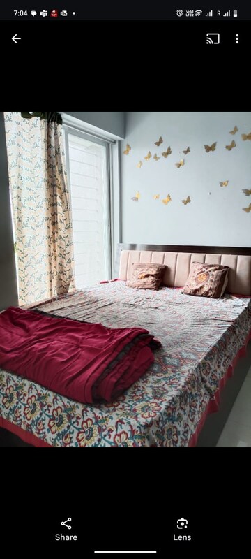 Bedroom in 3 BHK Apartment at Mantra Insignia, Mundhwa – for Rent