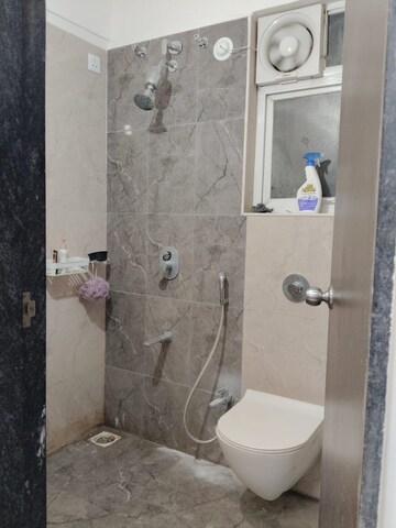 Bathroom in 3 BHK Apartment at Mantra Insignia, Mundhwa – for Rent