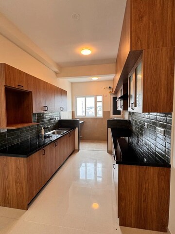 Kitchen in 3 BHK Apartment at L&T Raintree Boulevard, Hebbal – for Rent