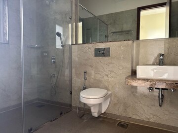 Bathroom in 4 BHK Apartment at L&T Crescent Bay T2, Parel – for Rent