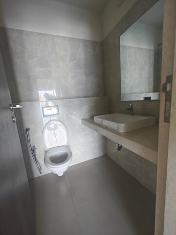 Bathroom in 3 BHK Apartment at L And T Seawoods Residences, Seawoods – for Rent