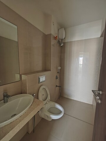 Bathroom in 3 BHK Apartment at L And T Seawoods Residences, Seawoods – for Rent