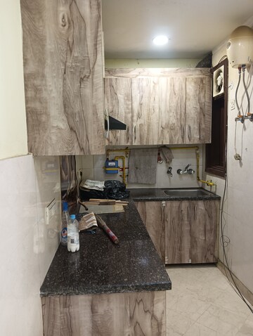 Kitchen in 2 BHK Builder Floor at Lajpat Nagar I – for Rent