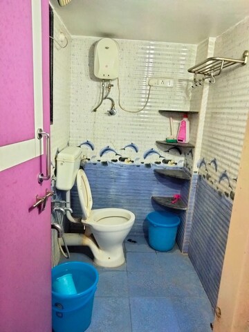 Bathroom in 2 BHK Apartment at Mahesh Park, Wadgaon Sheri – for Rent