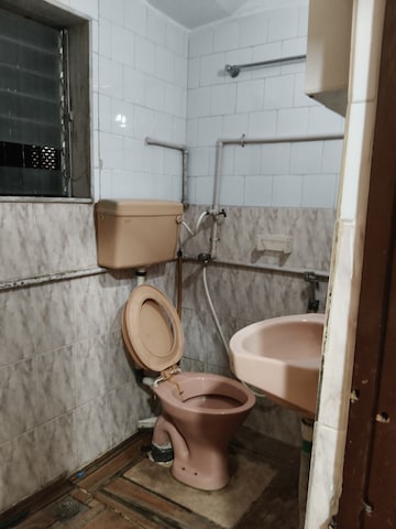 Bathroom in 2 BHK Apartment at Sandeep Sagar CHS, Santacruz East – for Rent