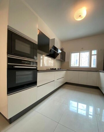 Furnished Amenities in 4 BHK Apartment at L&T Raintree Boulevard, Hebbal – for Rent