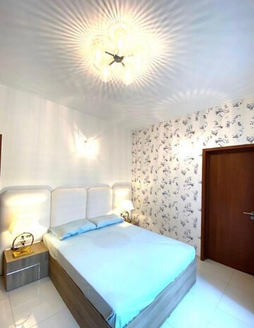 Bathroom in 4 BHK Apartment at L&T Raintree Boulevard, Hebbal – for Rent