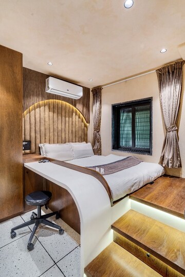 Living Room in 1 BHK Apartment at Garnet Villa CHS, Khar West – for Rent