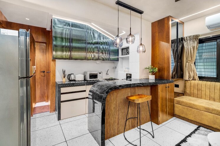 Kitchen, garnet-villa-chs 1 Bedroom 550 Sq.Ft. Apartment In Khar West Mumbai 9059011