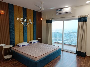 Bedroom in 4 BHK Apartment at L&T Raintree Boulevard, Hebbal – for Rent