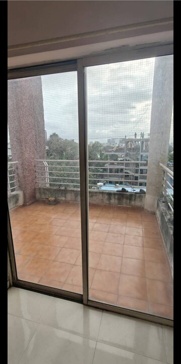 Balcony in 1 BHK Apartment at Gulmohar Symphony, Kharadi – for Rent