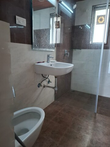 Bathroom in 4 BHK Apartment at Banjara Hills – for Rent