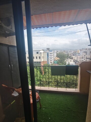 Balcony in 1 BHK Apartment at Bramha Avenue, Kondhwa – for Rent