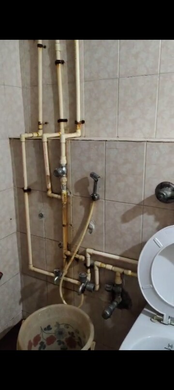 Bathroom in 3 BHK Apartment at Satyam Shivam Society Jogeshwari, Jogeshwari West – for Rent