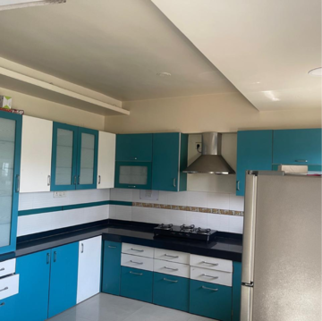 Kitchen in 3 BHK Apartment at B.K. Pate Agasti, Walvekar Nagar – for Rent
