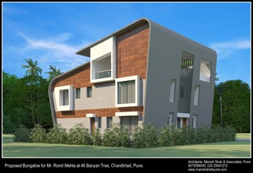 4 BHK Villa – Exterior View View at 46 Banyan Tree, Chandkhed - for Sale