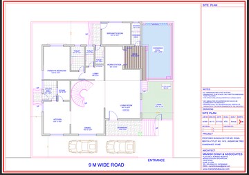 Floor Plan in 4 BHK Villa at 46 Banyan Tree, Chandkhed – for Sale