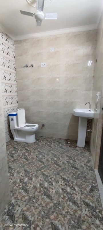 Bathroom in 2 BHK Builder Floor at Chattarpur – for Rent