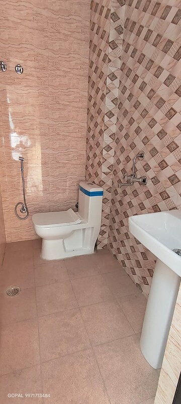 Bathroom in 2 BHK Builder Floor at Chattarpur – for Rent