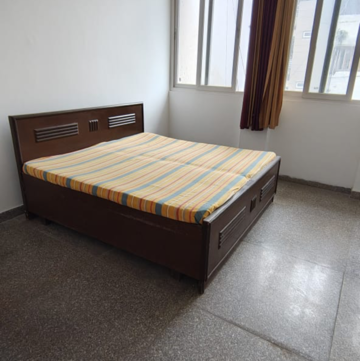 Bedroom in 2.5 BHK Builder Floor at Malviya Nagar – for Rent