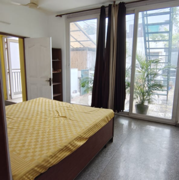 Bedroom in 2.5 BHK Builder Floor at Malviya Nagar – for Rent