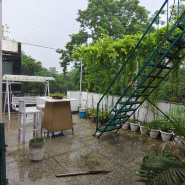 Balcony in 2.5 BHK Builder Floor at Malviya Nagar – for Rent