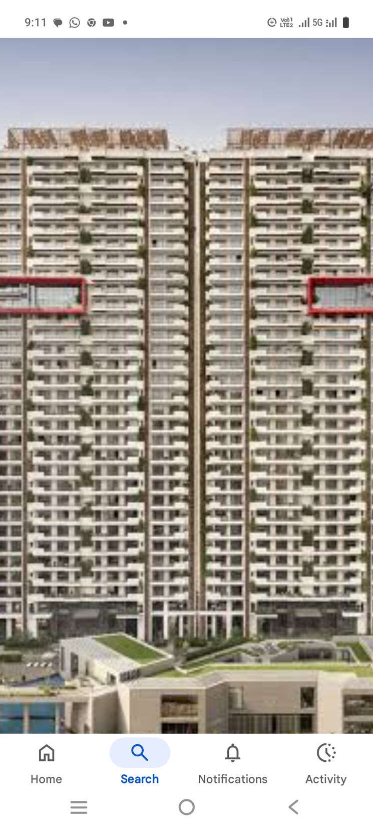 Exterior View, aba-county-107 5 Bedroom 6570 Sq.Ft. Apartment In Sector 107 Noida 9059241