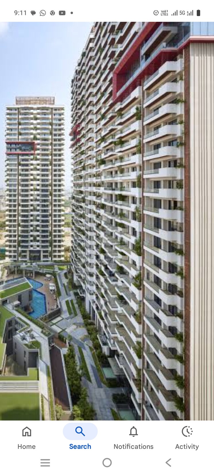 Exterior View, aba-county-107 5 Bedroom 6570 Sq.Ft. Apartment In Sector 107 Noida 9059241