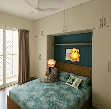 Bedroom in 2 BHK Apartment at Mahagun Mywoods II, Sector 16c Greater Noida – for Rent