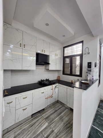 Kitchen in 3 BHK Builder Floor at Green Fields Colony – for Rent