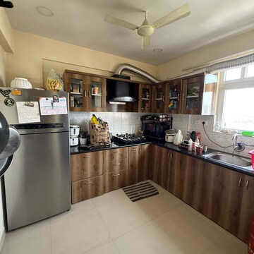 Kitchen in 2 BHK Apartment at Ramky One Galaxia Phase 2, Nallagandla – for Rent