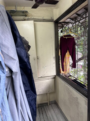 Balcony in 1 RK Apartment at Kabir Ashram Apartment, Lower Parel – for Rent