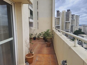 Balcony in 3 BHK Apartment at Salarpuria Sattva Exotic, Kogilu – for Rent