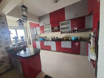 Kitchen in 3 BHK Apartment at Salarpuria Sattva Exotic, Kogilu – for Rent