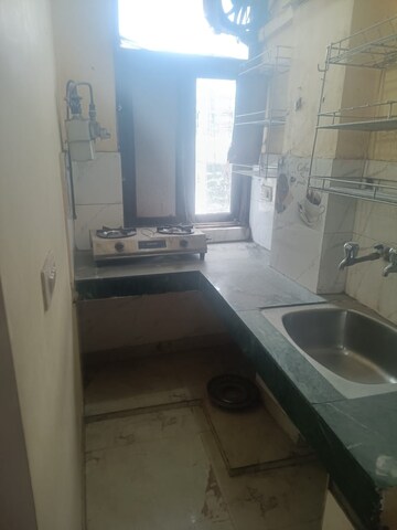 Kitchen in 1 RK Independent House at South Delhi – for Rent