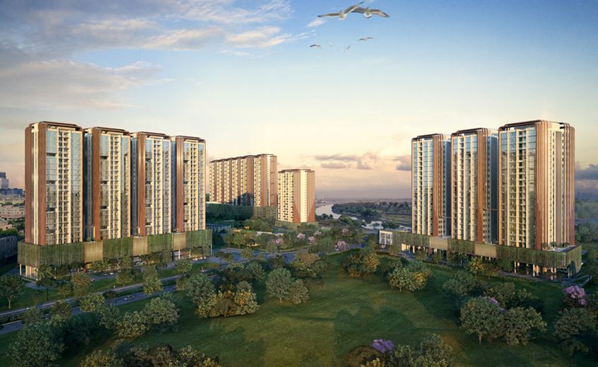 3 BHK + Pooja Room 1600 Sq.Ft. Apartment in Duville Riverdale